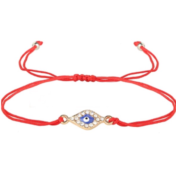 Evil Eye Red String Adjustable Bracelet